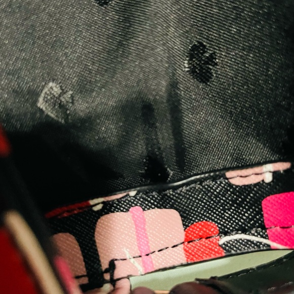 Kate Spade Black and Pink Dessert Pattern Crossbody Bag - Picture 7 of 8